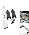 Universal Fuel Pump Removal Tool Set With Lock Ring Wrench And Tank Cover Spanner, includes adjustable spanner and components