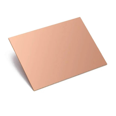 Single Sided Copper Clad Laminate PCB Circuit Board 4 By 3 Inches 10 Pack Prototyping Boards FR-4 Glass Epoxy 1 Oz Copper 0.062 Inch Thick