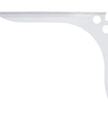 SpeedBrace 21 Inch By 28 Inch White Wire Management Support Quick Install Notch Alignment Powder Coated Finish Heavy Duty 1000 Lb Load