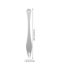 Straight Up Precision Leather Marking Divider And Adjustable Stainless Steel Wing Creaser For Killer Detail Work and Seamless DIY Projects that Absolutely Nails Every Mark On The Bench, 13.5cm long, stainless steel