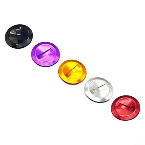 Slick 2pc Baitcasting Reel Rocker Handle Knob Cover Upgrade For Abu Garcia Rato LC And Revo Spools. Solid Aluminum Alloy Grip Knobs In Bold Black Or Red Colors To Spice Up Your Tackle And Boost Casting Control Today. set of 5 anodized aluminum reel knob covers