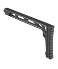 SS8 1913 Lightweight Airsoft Fixed Stock With Beefy Polymer Build Integrated QD Sling Sockets Non Collapsible Design Compatible With GHK LCT CYMA DBoys AEG Rifles Black
