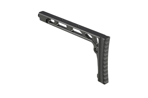 SS8 1913 Lightweight Airsoft Fixed Stock With Beefy Polymer Build Integrated QD Sling Sockets Non Collapsible Design Compatible With GHK LCT CYMA DBoys AEG Rifles Black