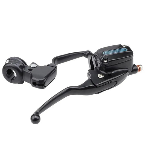Motorcycle Black Brake Clutch Lever Master Cylinder With Aluminum Alloy Housing And Stainless Steel Piston