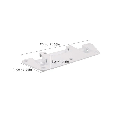 Adjustable Bed Rail Brackets For Safe Drop Down Rails Easy Install Bed Base Support shown with dimensions