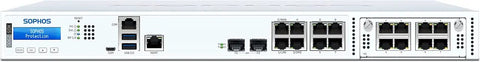 Heavy Hitting Xgs 2300 Next Gen Firewall With Rock Solid Enterprise Security Features front view showing ports and buttons.