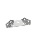 Beefy Heavy Duty Stainless Steel Angle Brackets 4 Pack For Shelves And Wall Mounts, scratch resistant with mounting holes