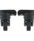 Tough As Nails Universal Luggage Spinner Wheels Pair Silent Rolling Suitcase Caster Replacement close-up of dual bearing wheels