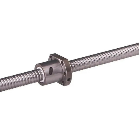 1 Set SFU2005 Ball Screw With Nut 40 Inch Length 5mm Pitch Threaded Rod For CNC Machine DIY Projects showing detailed close-up view.