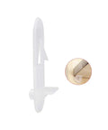 20 Pack Clear Plastic Shelf Support Pegs Crafted For Straightforward Kitchen Cabinet And Bookshelf Fixes Heavy Duty 7mm Locking Pins shown with installation detail.