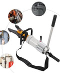 Straight Up Badass 360 Rotating Hydraulic Spreaders And Shears 18 Ton Cutting Force portable tool with aluminum casing and handle.