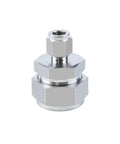 Tube Reducer Compression Union 316L Stainless Steel Pipe Fitting Connector With UNF Nut Lock 2mm To 25mm Size