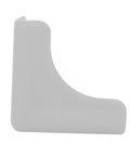 Grey silicone corner guard from 4-pack for furniture protection, easy installation, kid-safe, anti-collision design.