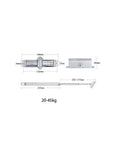 Automatic Door Closer With Adjustable Speed For 25-85 Kg Doors Smooth Close Easy Install ideal for indoor rooms