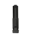 Fixed Stock Black Plastic Immovable Lock Design For Gaming And Simulation Gear with slim profile, top view