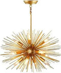 24 Inch Astra Sputnik Satellite Pendant Light Chandelier Gold Finish Modern Ceiling Fixture With Multi Rod Design Total Showstopper