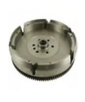 Top Tier Aftermarket Flywheel With Integrated Ring Gear Straight Up Replacement For Massey Ferguson Tractors, 12 Inch OD, 115-Tooth steel.