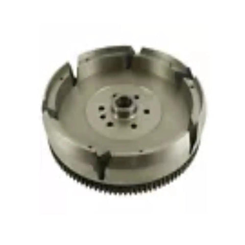 Top Tier Aftermarket Flywheel With Integrated Ring Gear Straight Up Replacement For Massey Ferguson Tractors, 12 Inch OD, 115-Tooth steel.