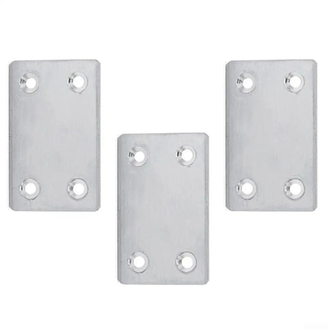 Heavy Duty Stainless Steel Corner Brackets For Furniture Repair, L Shape Mending Plates With Four Pre Drilled Holes