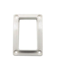 Top Shelf 2 Pack Slotted Handrail Bracket Kit For White Vinyl Fencing 2 By 3 5 Inch Post Mount included white vinyl bracket.