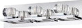 Casa Squared Faceted Crystal Orbs Bathroom Vanity Light With Chrome Finish Sleek Dope Look Halogen Illumination Includes Three G9 Bulbs