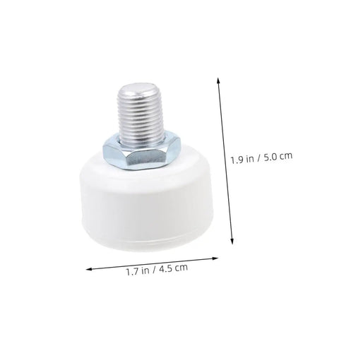 Two Pack Adjustable Rubber Roller Skate Toe Stops with High Elastic Brake Blocks, dimensions 1.7x1.9 inches