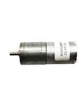 JGA25-370 Gear Motor 12V DC Low RPM High Torque Micro Gearbox Motor for Robotics, side view of compact motor and shaft