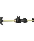 Heavy Duty Go Kart Rear Axle Kit With Snow And Sand Tracks For DIY GY6 110cc 125cc 150cc ATVs UTVs And 4 Wheelers 32 Inch Long Durable Metal Construction
