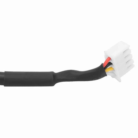 Close-up of connector on Ultrasonic Liquid Level Sensor with No Touch Detection, UART Serial Output, 3.3 to 12V Power.