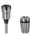 Heavy Duty 8mm 1/4 Inch And 1/2 Shank Er Router Bit Extension Rod With Collet for wood engraving, showcases precision collet design.