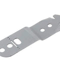 Genuine OEM Metal Dishwasher Mounting Bracket 00619985 Replacement Part shown flat with securement holes visible.