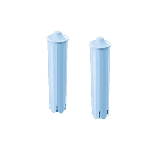 Universal Coffee Water Filter Removes Hard Water Minerals And Elevates Rich Bean Aroma For A Crisp Clean Sip Daily No Fuss Setup, two blue filters.