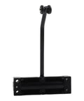 Black stainless steel hydraulic door closer with no slam quiet soft close and adjustable spring hinge for commercial use.