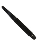 Side view of Center Punch With Carbide Tip For Precise Marking Before Drilling, 3 Inch Length, Carbon Tool Steel, Non Slip Knurled Grip