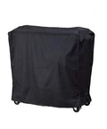 Waterproof 210D Patio Cooler Cart Cover Fits 33W X 19D X 31H For 80 Qt Rolling Coolers With Wheels, UV Resistant, Black