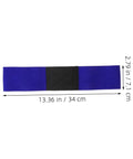 Blue and black Two Piece Golf Swing Training Arm Strap Set For All Golfers with dimensions 13.36 in x 2.79 in.