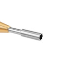 Auto punch tool from 38 Piece Metal Stamping Kit With Automatic Letter And Number Punch Set For Leather, Wood, And Jewelry Making.