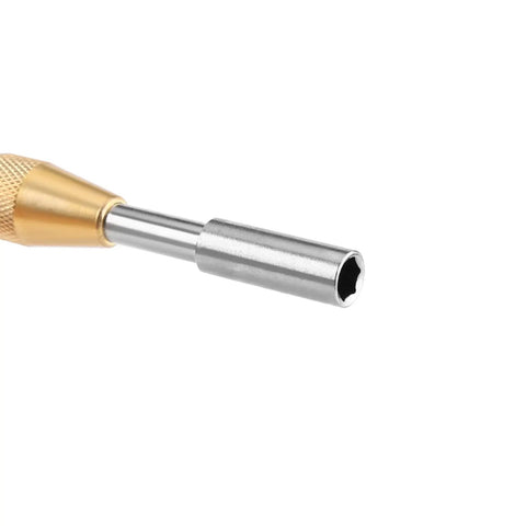 Auto punch tool from 38 Piece Metal Stamping Kit With Automatic Letter And Number Punch Set For Leather, Wood, And Jewelry Making.