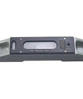 Hella Precise 8 Inch Inspection Block Level With Glass Top Plate And Heat Insulating Build Offering Sick Accuracy At.0005 Sensitivity Per 10 Inches Plus 3 8 Inch Micrometer Range In Grey, showing precision measuring device.
