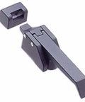 Over Center Lever Latches A7 10 301 20 Pack Of 4 Zinc Alloy Hardware With Powder Coat Finish, shown disassembled