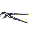 GrooveLock Pliers 6 Inch V Jaw With Quick Adjust Button Anti Pinch Non Slip Grip Multi Groove Ratcheting System, side view