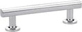 Freestone Appliance Pull 18 Inch Center To Center Polished Chrome From The Urban Modern Collection with solid brass construction