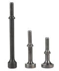 Extended Reach Pneumatic Air Hammer Bit Kit For Auto Body And Sheet Metal And Tire Service 7 Inch Chisel Tool with three hardened steel bits.