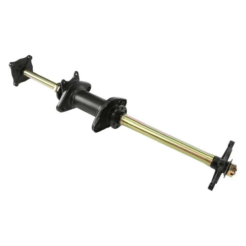 Heavy Duty Go Kart Rear Axle Kit With Snow And Sand Tracks For DIY GY6 110cc 125cc 150cc ATVs UTVs And 4 Wheelers 32 Inch Long