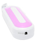 Top Shelf Electric Mini Scissors For Sewing And Crafting Cordless Portable Shears with pink and white ergonomic design.