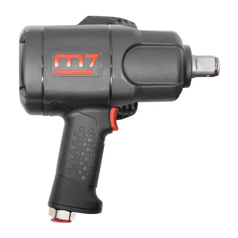 Badass 1 Inch Air Impact Wrench With Twin Hammer Clutch And Ergonomic D Grip Handle For Fast Lug Nut Removal And Reliable High Torque Auto Shop Performance