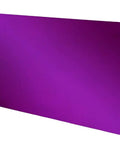 Magenta Drop In Welding Lens 2 X 4.25 Inch for Arc Welding with Flare Reduction and Enhanced Color Clarity, angled side view