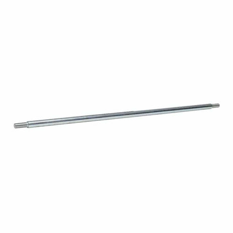 Heavy Duty 36 Inch Go Kart Axle Rod With One Inch Diameter And Three Quarter Inch Step Down Plus Fine Thread On Each End Three Quarter Inch By Sixteen Tpi Full Length Keyway Slot For Go Karts And Dune Buggies shown side view.