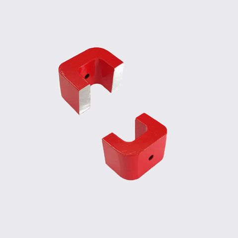 Beefy 30Lb Pull Alnico Horseshoe Magnets Red U Shaped Magnet With Keeper For Education And Diy Projects Heavy Duty Industrial Grade Strength