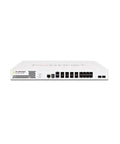 Next Gen Heavy Hitter Enterprise Firewall Delivering Rock Solid Network Security And Ten Gbps Ports For Boss Level Campus Traffic Routing Plus Smooth Cyber Threat Blocking In Rack Mount, viewed from rear with ports.